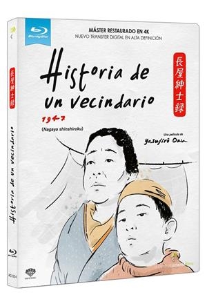 Historia de un Vecindario (Nagaya Shinshiroku) - Blu-Ray | 8436597562546 | Yasujiro Ozu