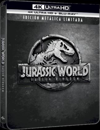 Jurassic World 2: El Reino Caido (4K Uhd + Bd) (Ed. Especial Metal) - Ed. Limitada Hasta Fin De Existencias - 4K UHD | 8414533134774 | J.A. Bayona