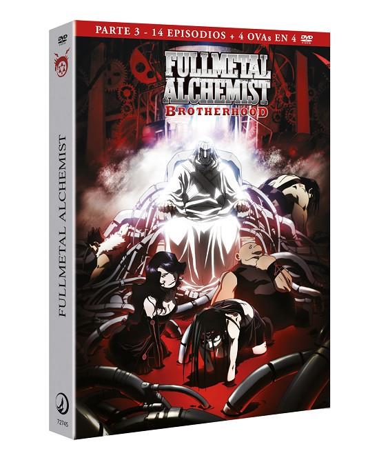 Fullmetal Alchemist Brotherhood Box 3. Episodios 51 a 64 + 4 OVA - DVD | 8424365727457 | Yasuhiro Irie, Hiroshi Iketomi, Kazuo Miyake, Kiyomitsu Sato, Masahiro Sonoda, Masao Ookubo, Takahir