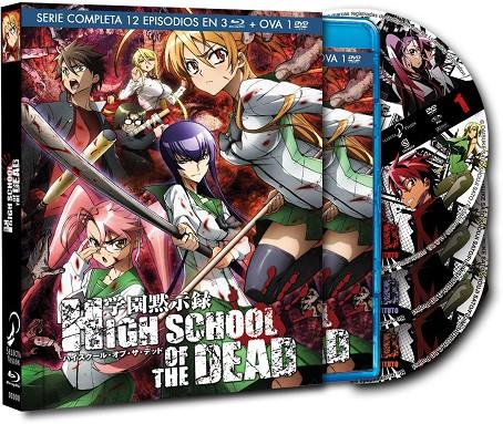 High School Of The Dead Serie Completa - Blu-Ray | 8420266979230