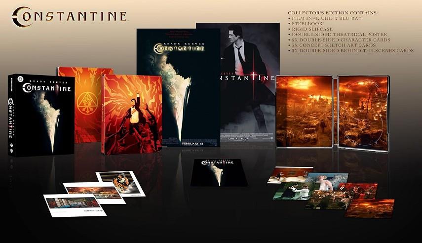 Constantine 20th Anniversary Steelbook Collectors Edition (4K + Blu-Ray) - 4K UHD | 5051892251754 | Francis Lawrence