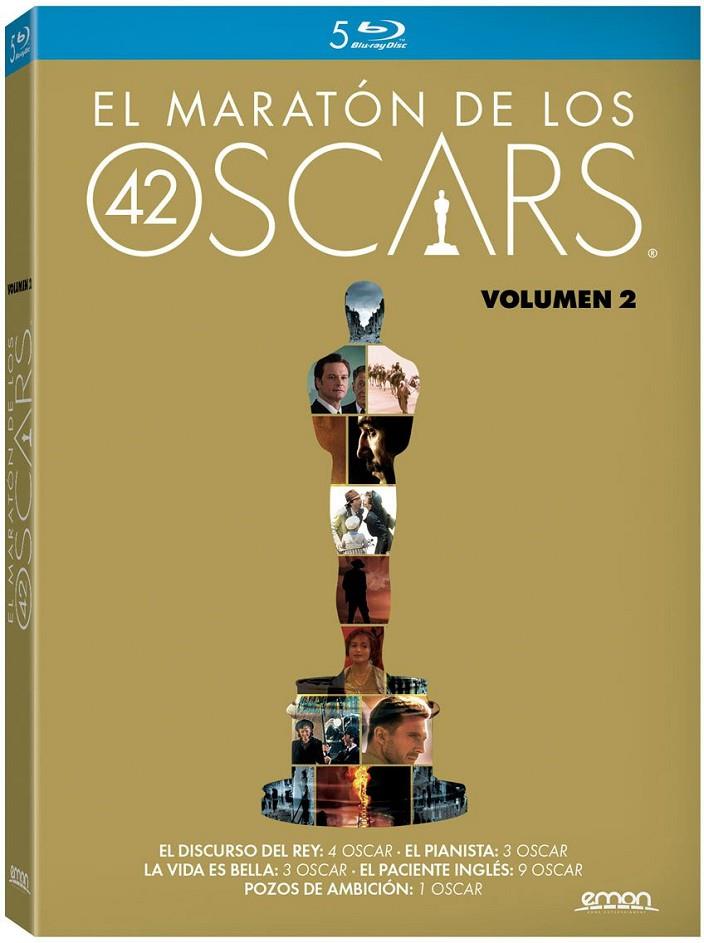 El maratón de los Oscar Vol. 2 (Discurso Del Rey+Pianista+Vida Es Bella+Paciente Inglés+Pozos De Ambición) - Blu-Ray | 8435153746857