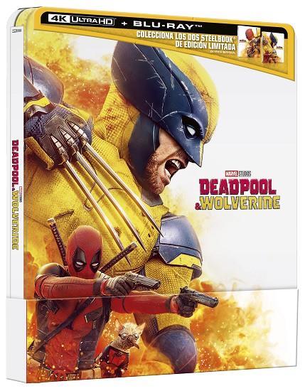 Deadpool y Lobezno (Deadpool & Wolverine) Ed. Steelbook V.2 (Wolverine) (+ Blu-Ray) - 4K UHD | 8421394803176 | Shawn Levy