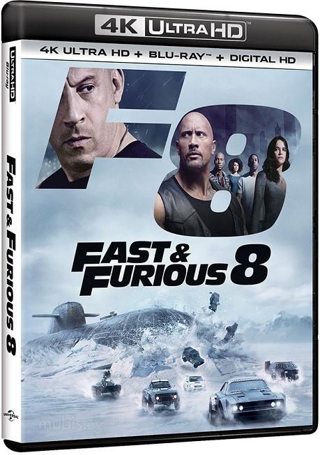 A Todo Gas 8 (Fast & Furious 8) (+Blu-Ray) - 4K UHD | 8414533106627 | F. Gary Gray