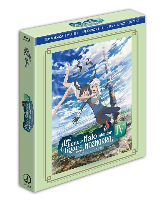 Danmachi Temporada 4 ¿Qué tiene de malo intentar ligar en una mazmorra? Temporada 4 parte 1. Episodios 1 a 11. - DVD | 8424365726856 | Yoshiki Kamakawa