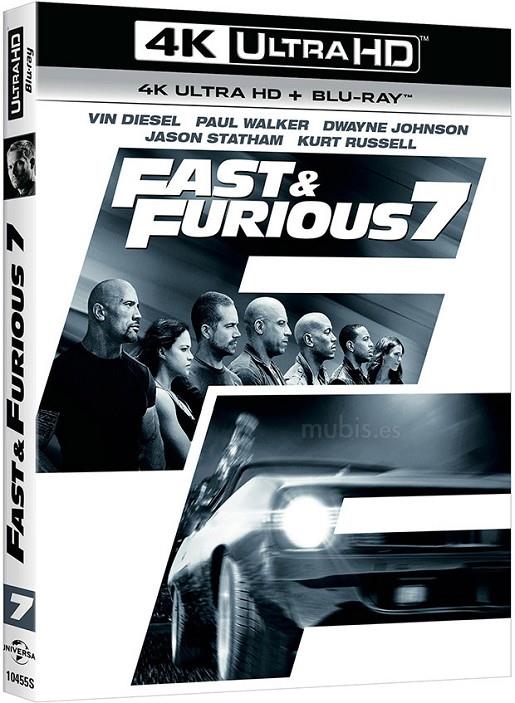 A Todo Gas 7 (Fast & Furious 7) (+Blu-Ray) - 4K UHD | 8414533104555 | James Wan