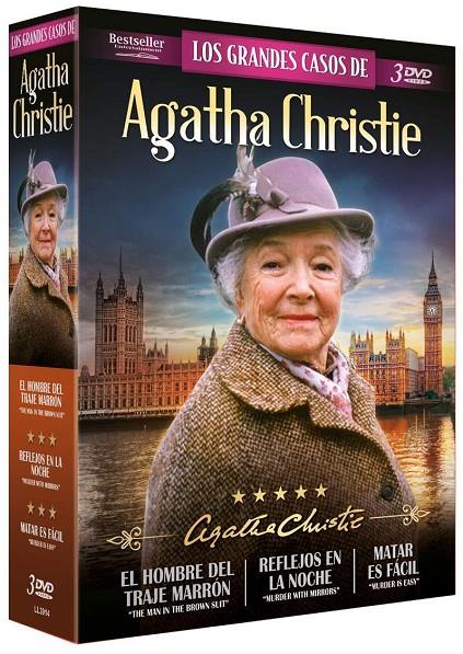 Los grandes casos de Agatha Christie (El hombre del traje marron / Reflejos en la noche / Matar es facil) - DVD | 8436569305409