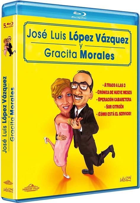 José Luis López Vázquez / Gracita Morales (Pack) - Blu-Ray | 8421394416062 | José Mª Forqué, Mariano Ozores, Pedro Lazaga