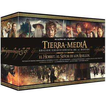 El Señor De Los Anillos Trilogia + El Hobbit Trilogia (Ed. Cine Y Extendida) (4K Uhd + Bd) - 4K UHD | 8717418596996 | Peter Jackson