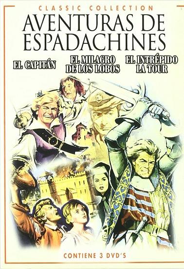 Aventuras de espadachines (El Capitan + El Milagro De Los Lobos + El Intrepido La Tour) - DVD | 8414533077958