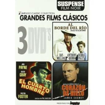 Grandes Films Clásicos de suspense (Al Borde Del Rio + Cuarto Hombre + Corazon De Hielo) - DVD | 8414533076487