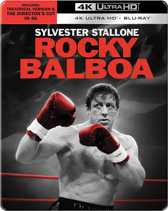 Rocky Balboa (4K Steelbook) (VO Inglés) - 4K UHD | 5051892247924 | Sylvester Stallone