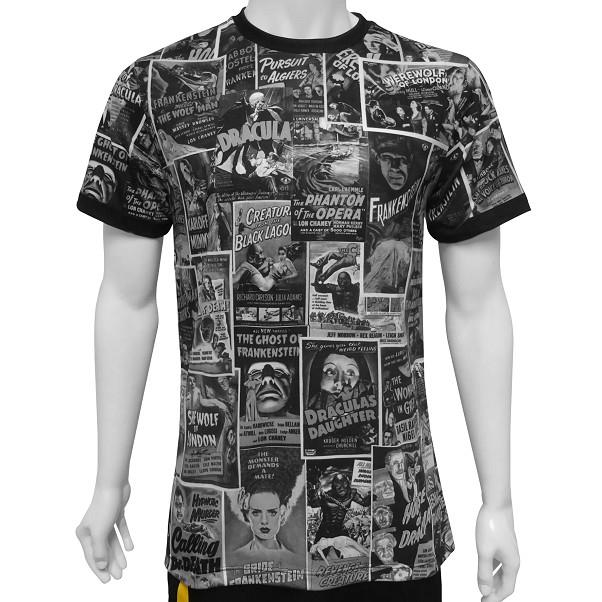 Universal B/N Full Print 3XL - Camiseta | 8429987491126