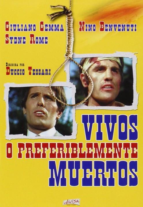 Vivos o preferiblemente muertos - DVD | 8421394525948 | Duccio Tessari