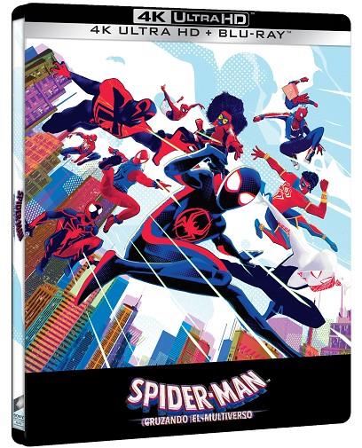 Spider-man: Cruzando el Multiverso (+ Blu-Ray) Ed. Steelbook - 4K UHD | 8414533138178 | Joaquim Dos Santos, Kemp Powers, Justin Thompson