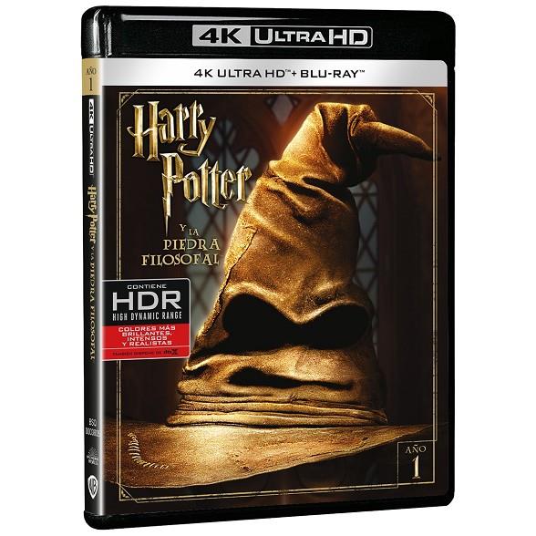 Harry Potter 1: La Piedra Filosofal (4K Uhd + Bd) - 4K UHD | 8717418580018 | Chris Columbus