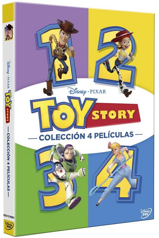 Toy Story Pack 1-4 - DVD | 8421394600348 | John Lasseter, Ash Brannon, Lee Unkrich, Josh Cooley