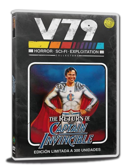 The return of Captain Invincible (El retorno del Capitán Invencible) (Videoclub 79) - DVD | 8429987401075 | Philippe Mora