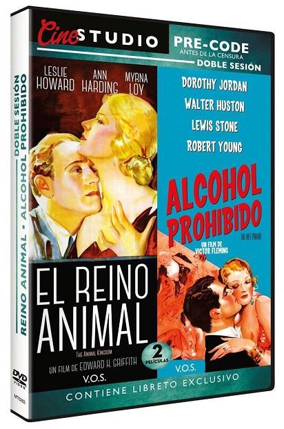 El Reino Animal + Alcohol Prohibido (V.O.S.E.) - DVD | 8436569580950 | Edward H. Griffith, Victor Fleming