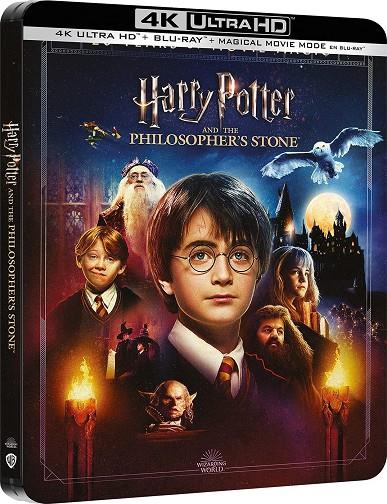 Harry Potter 1: La Piedra Filosofal (Ed. Especial Metal) (4K Uhd + Bd) - 4K UHD | 8717418590949 | Chris Columbus