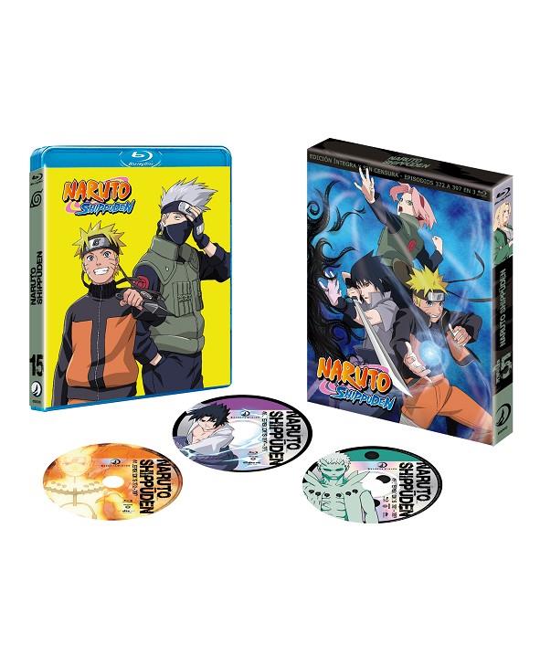 Naruto Shippuden Box 15 (Episodios de 372 a 397) - Blu-Ray | 8424365728003 | Hayato Date