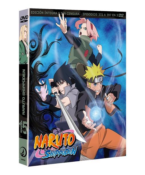 Naruto Shippuden Box 15 (Episodios de 372 a 397) - DVD | 8424365727990 | Hayato Date