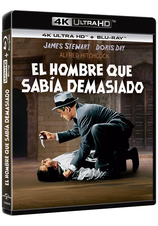 El Hombre Que Sabía Demasiado (+ Blu-Ray) - 4K UHD | 8414533139267 | Alfred Hitchcock