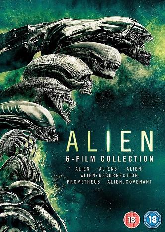 Alien: 6-film Collection (VOSI) (+latinoamericano) - DVD | 5039036081320 | Ridley Scott, James Cameron, David Fincher, Jean-Pierre Jeunet