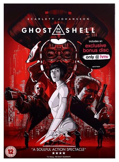 Ghost in the Shelll  (UK Exclusive) Limited Edition Artwork W/ Bonus Disc - DVD | 5053083126117 | Rupert Sanders