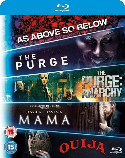 Mama/La purga/Anarchy: La noche de las bestias/Ouija/As Above, So Below - Blu-Ray | 5053083046569 | James DeMonaco, Kristi Reed, Stiles White, John Erick Dowdle, Andy Muschietti