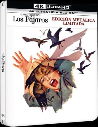 Los Pájaros (+ Blu-Ray) (Ed Especial Metal) - 4K UHD | 8414533132312 | Alfred Hitchcock