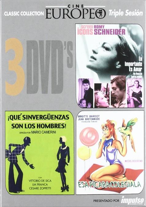 Cine Europeo (Lo Importante Es Amar + Que Sinvergüenzas Son Los Hombres + Esa Picara Colegiala) - DVD | 8436022967366