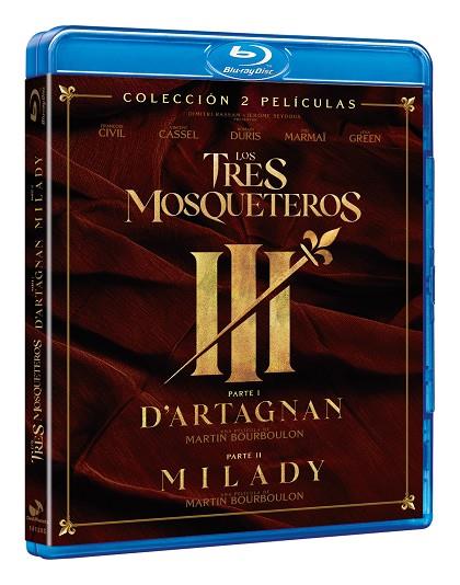 Los Tres Mosqueteros 1+2 (D'Artagnan + Milady) - Blu-Ray | 8414533141208 | Martin Bourboulon