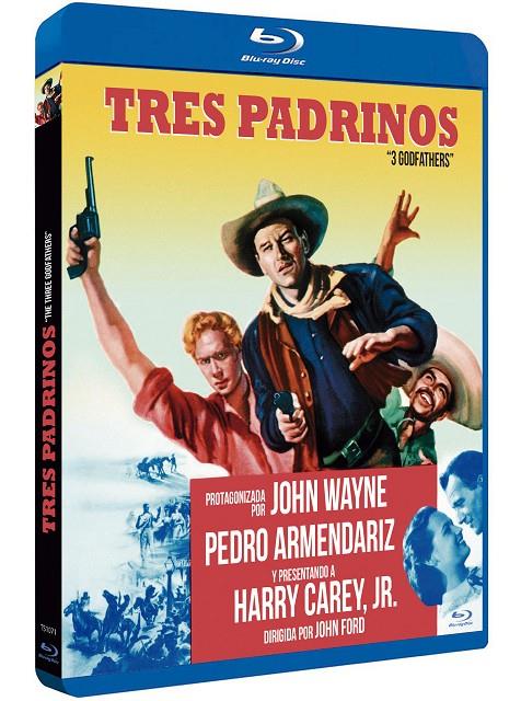 Tres padrinos (The three godfathers) - Blu-Ray | 8435479610719 | John Ford