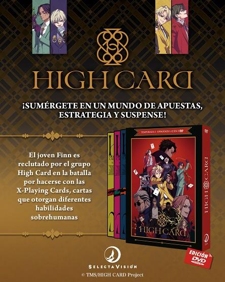 High card temporada 1 - DVD | 8424365726795 | Jun'ichi Wada