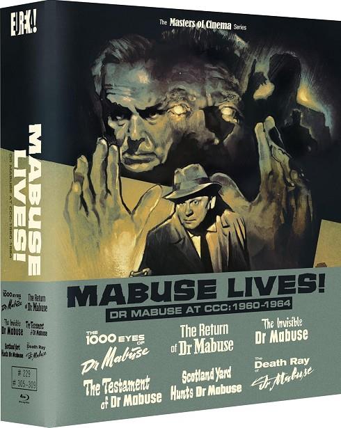 Mabuse Lives - Dr Mabuse At CCC 1960 to 1964 Limited Edition (VOSI) - Blu-Ray | 5060000705645 | Fritz Lang, Harald Reinl, Werner Klingler, Paul May, Hugo Fregonese