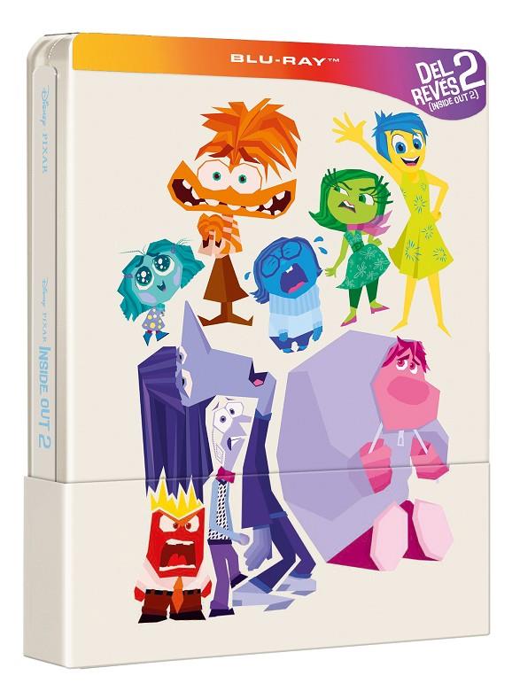 Del Revés 2 (Inside Out 2) (Steelbook) - Blu-Ray | 8421394900677 | Kelsey Mann