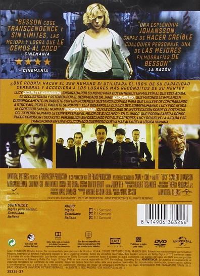 Lucy - DVD | 8414906383266 | Luc Besson