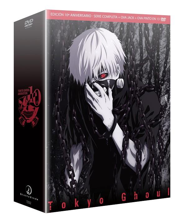 Tokyo Ghoul Serie completa + OVAS: Jack & Pinto - DVD | 8424365725521 | Shuhei Morita