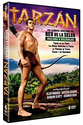 Pack Tarzan (Tarzan de las fieras / Las nuevas aventuras de Tarzan / La venganza de Tarzan / Tarzan y sus compañeros) - DVD | 8430526414999