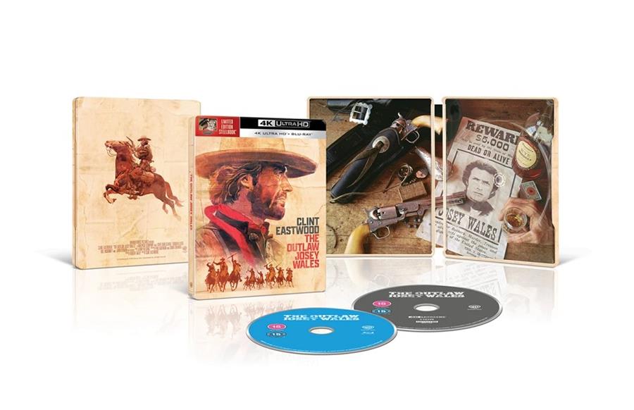 El fuera de la ley (The Outlaw Josey Wales Limited Edition Steelbook 4K+ Blu-Ray) - 4K UHD | 5051892252645 | Clint Eastwood