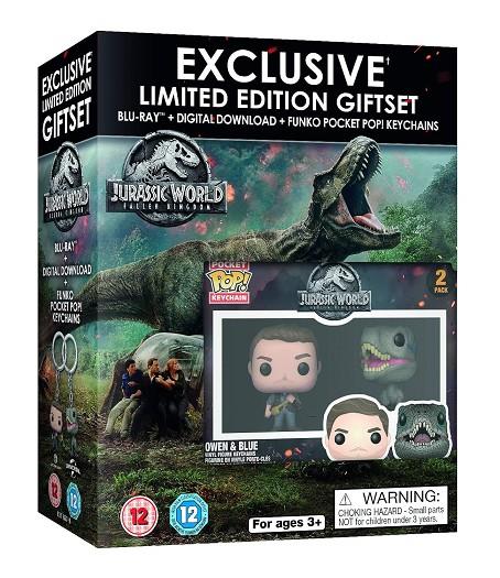 Jurassic World 2 - El reino caído Limited Edition Funko Gift Set Blu-ray (VOSI) - Blu-Ray | 5053083166793 | J.A. Bayona