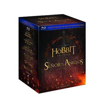 El Señor De Los Anillos Trilogia + El Hobbit Trilogia (Ed. Extendida) (Bd) - Blu-Ray | 8420266021021 | Peter Jackson