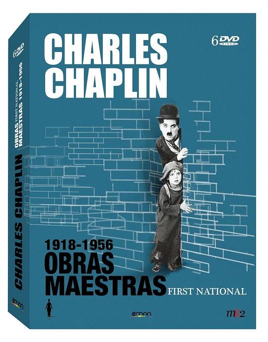 Charles Chaplin (Vida de perro, Un rey en Neva York, Dia de paga, Armas al hombro, Vaya dia festivo, El chico, El peregrino, Al sol, Vacaciones) - DVD | 8435153725104