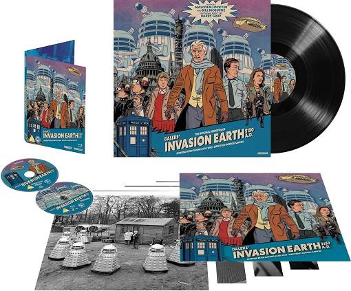 Daleks' Invasion Earth: 2150 A.D. Vinyl Collector's Set (VOSI) - 4K UHD | 5055201849588 | Gordon Flemyng