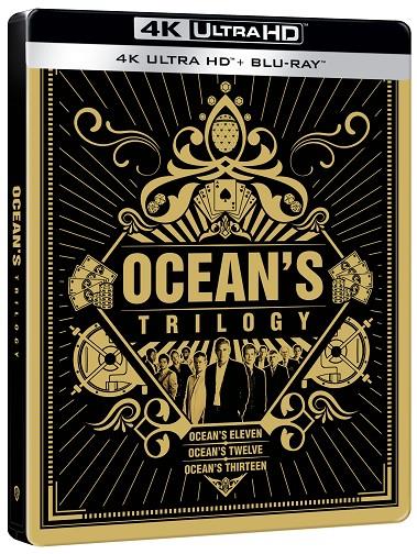 Ocean's Pack 1-3 (+ Blu-Ray) Ed. Steelbook - 4K UHD | 8414533141031