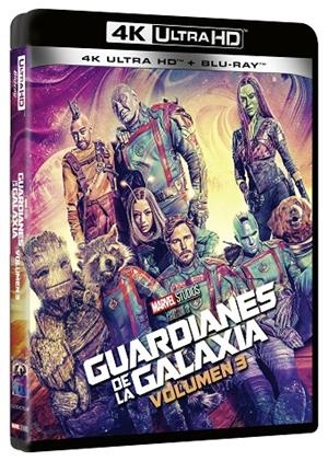 Guardianes de la Galaxia Vol.3 (+ Blu-Ray) - 4K UHD | 8421394802810 | James Gunn
