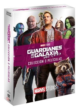 Guardianes de la Galaxia 1-3: 3-Movie Collection (Pack) - DVD | 8421394600089 | James Gunn