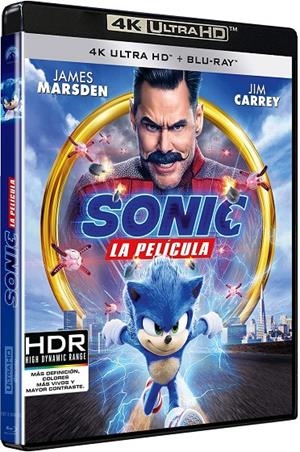Sonic: La Película (+ Blu-ray) - 4K UHD | 8421394100015 | Jeff Fowler