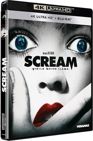 Scream - Vigila Quién Llama (+ Blu-ray) - 4K UHD | 8421394100619 | Wes Craven